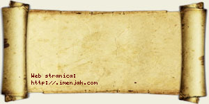 Avram Anđelković vizit kartica